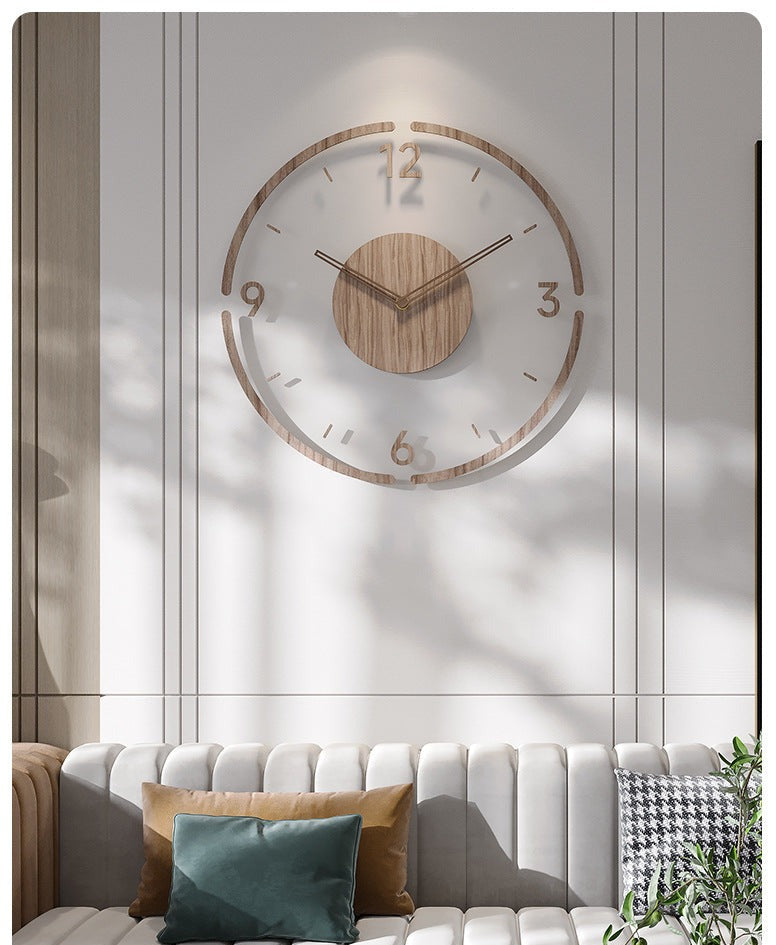 Orologio da Parete in Vero Legno 35 cm | Orologio da Parete Design 1