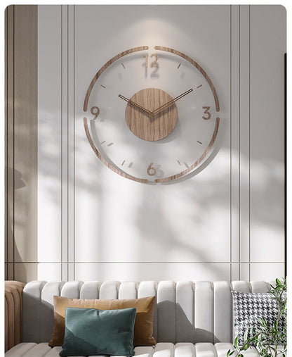 Orologio da Parete in Vero Legno 35 cm | Orologio da Parete Design 1
